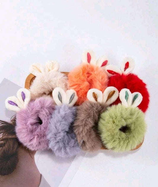 Bunny scrunchies